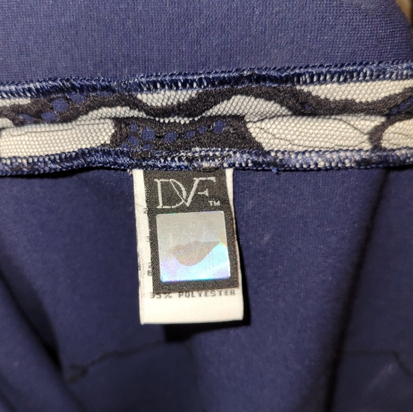 Diane Von Furstenburg beautiful blue dress size 6 - Picture 4 of 8